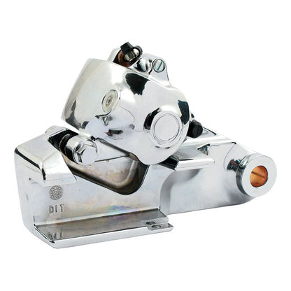 Brake caliper with bracket, rear