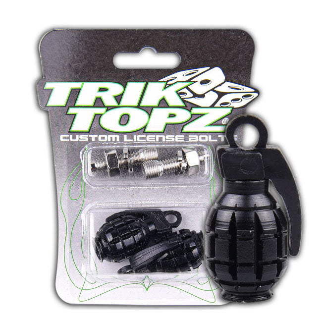 Trik Topz, Hand Grenade license plate mounts