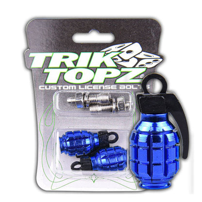 Trik Topz, Hand Grenade license plate mounts