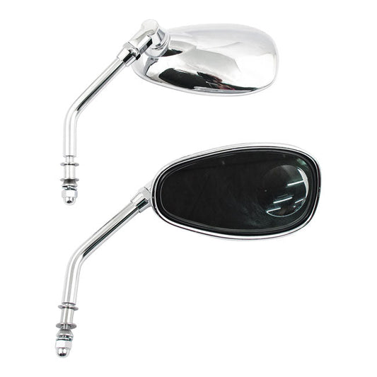 Blind spot mirror set. Chrome