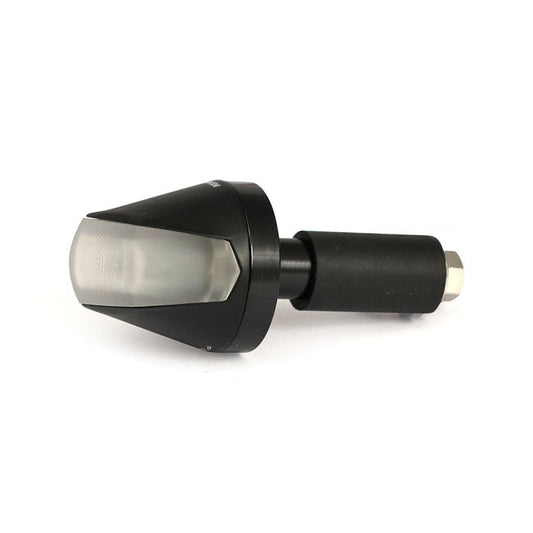 Jewel, in-bar LED turn signal. Clear lens
