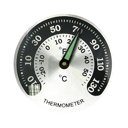 Handlebar mounted thermometer