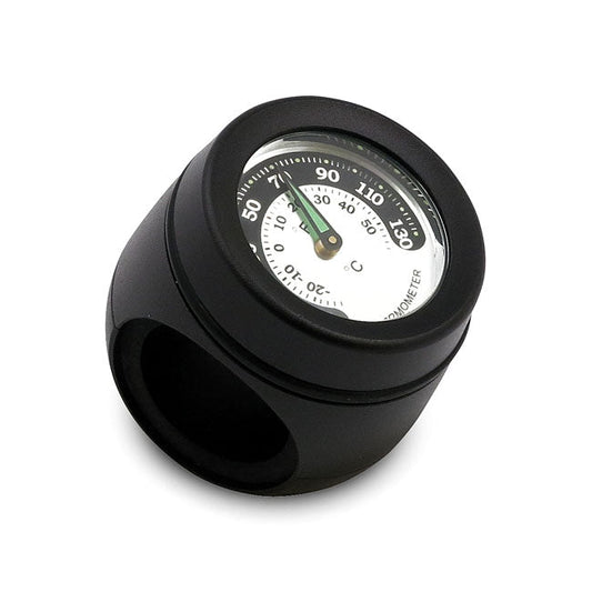 Handlebar mounted thermometer