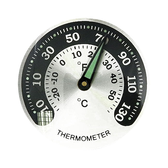 Handlebar mounted thermometer
