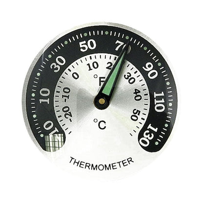 Handlebar mounted thermometer