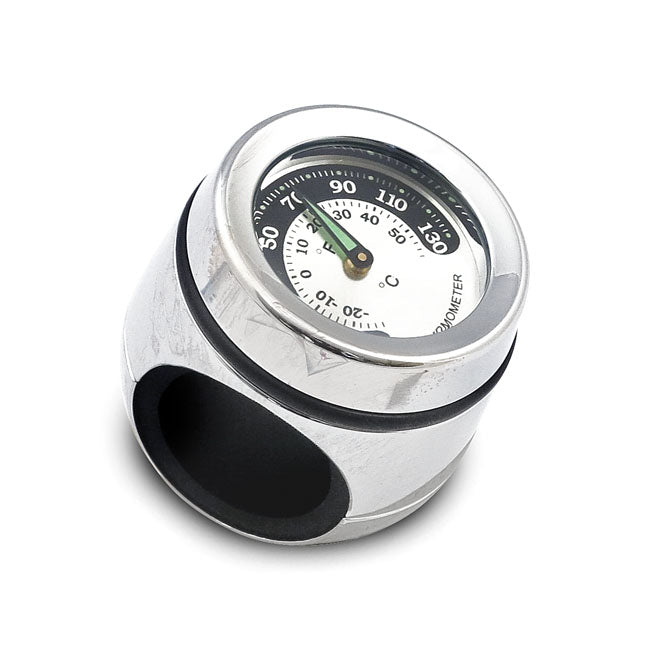 Handlebar mounted thermometer