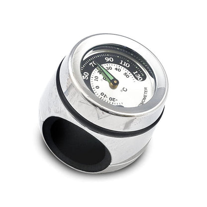 Handlebar mounted thermometer