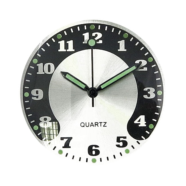 Handlebar mounted clock