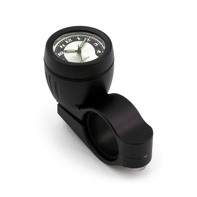 Handlebar mounted clock