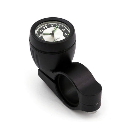 Handlebar mounted clock