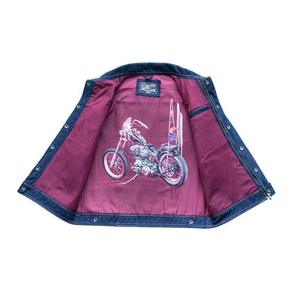 13 1/2 Rain Splitter denim vest