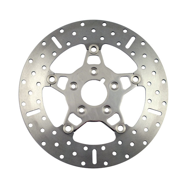 EBC, 5-Button stainless floating brake rotor. Front. Pol.