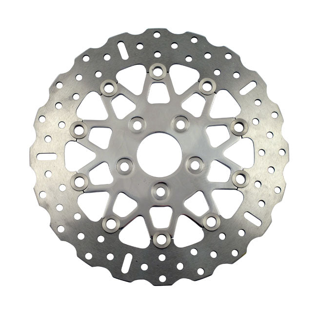 EBC, pol. stainl. contour floating rotor