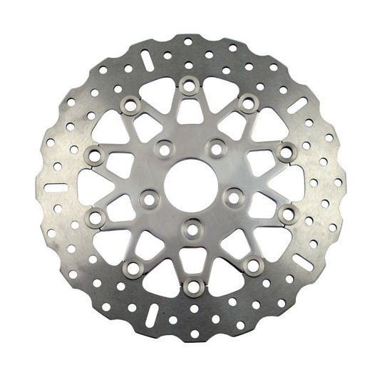 EBC, pol. stainl. contour floating rotor