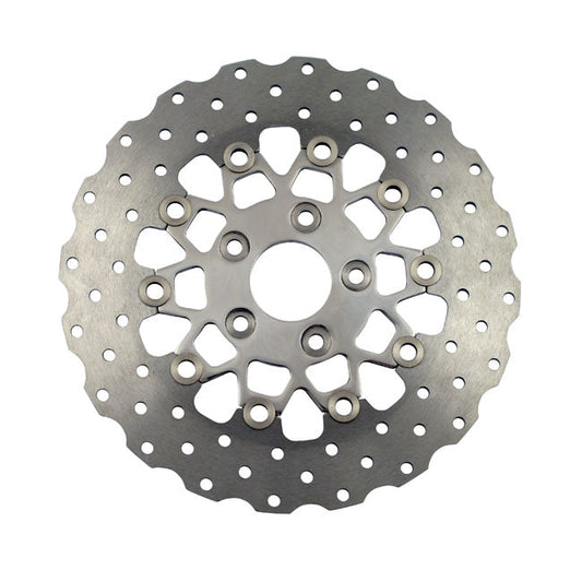 EBC pol. Stainl. Contour floating rotor
