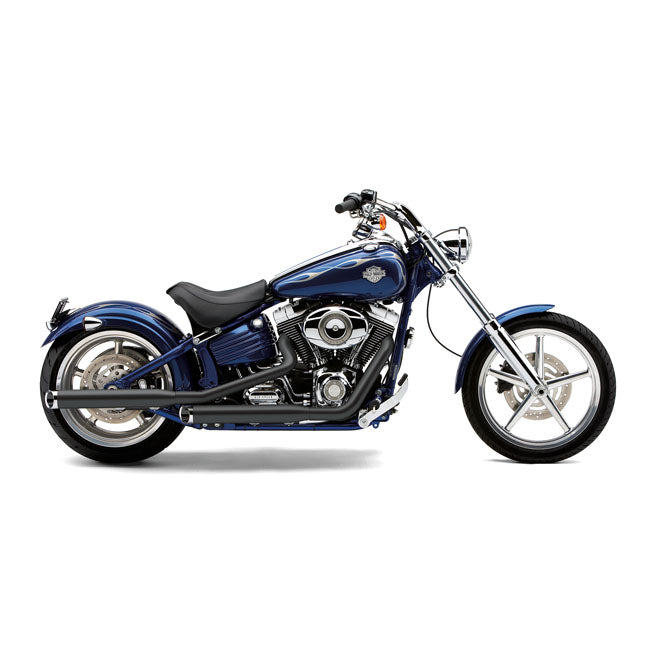 Cobra, 3" slip-on mufflers. Black