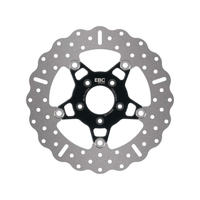 EBC, 5-Button Contour stainless floating brake rotor Front