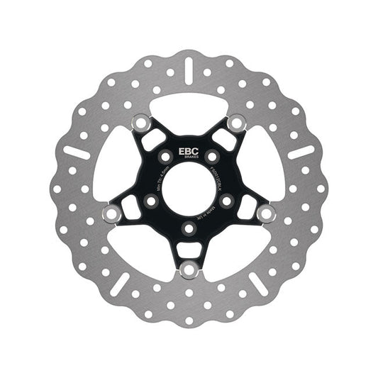 EBC, 5-Button Contour stainless floating brake rotor Front