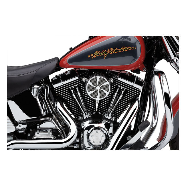 Cobra, naked air cleaner kit. Swept, chrome