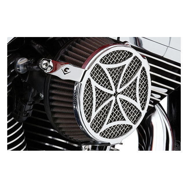 Cobra, Naked air cleaner kit Cross. Chrome