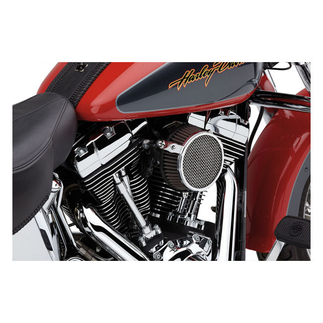 Cobra, Naked air cleaner kit. Plain. Chrome