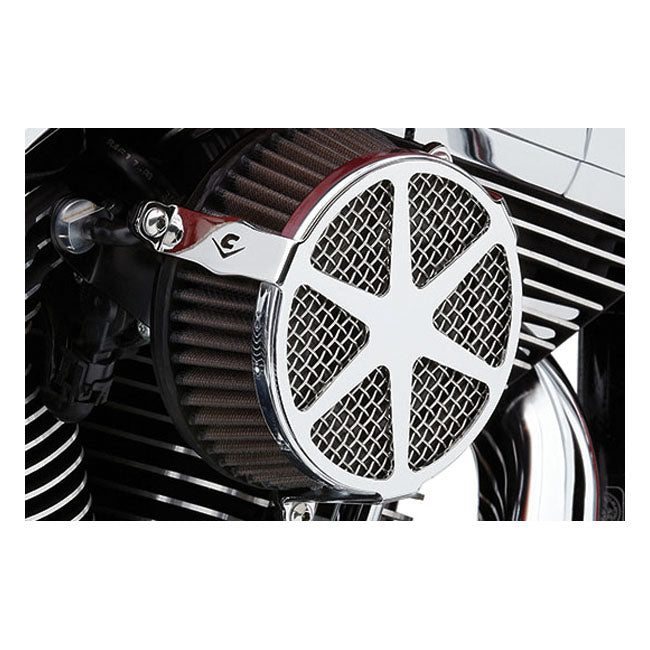 Cobra, Naked air cleaner kit. Spoke. Chrome