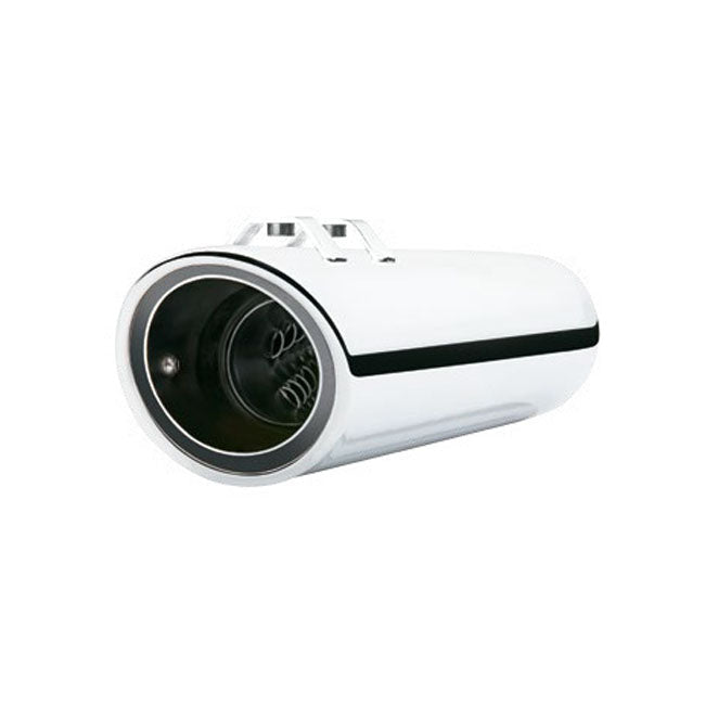 Cobra, 909 Twins 4" slip-on mufflers. Chrome