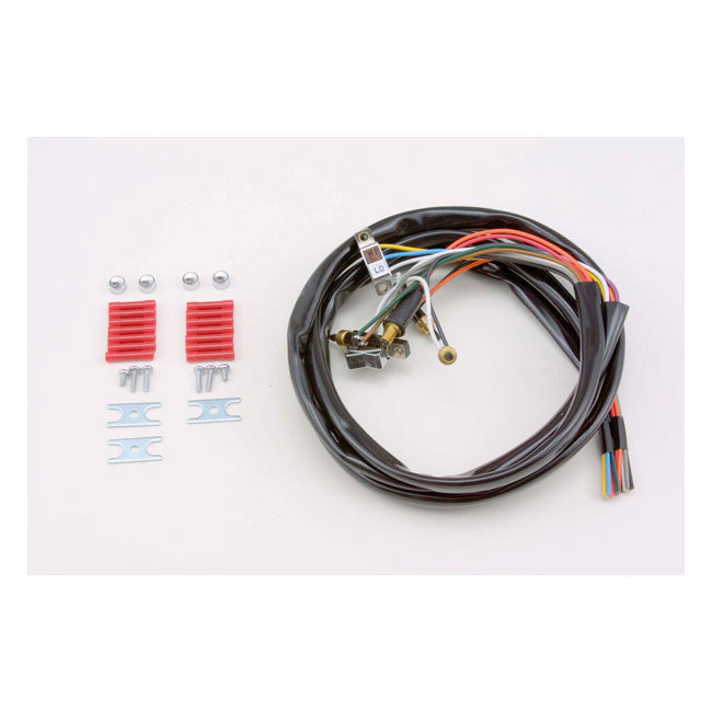 Handlebar wire switch kit Chrome switches