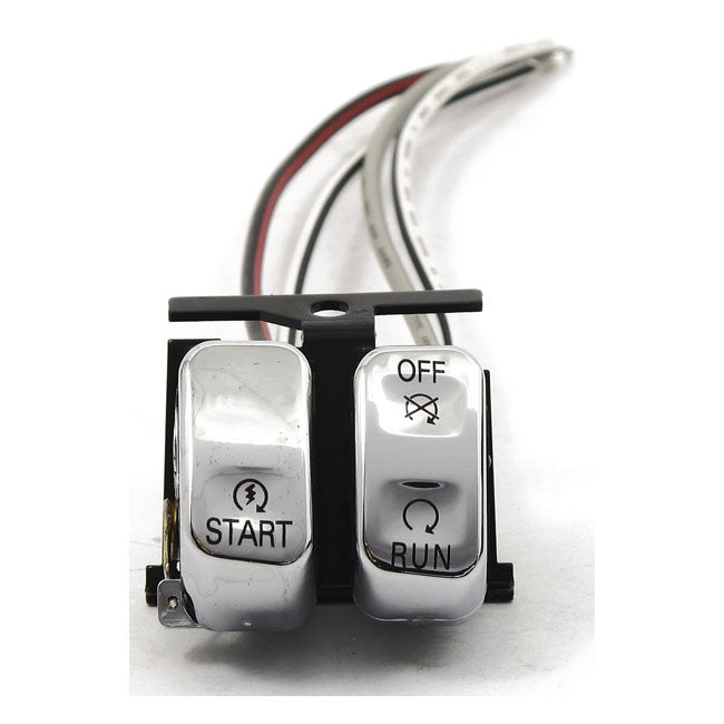 Run/off/start, handlebar switch set