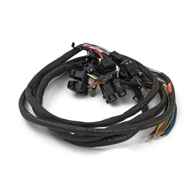 Handlebar switch & wiring kit. Cruise. Black