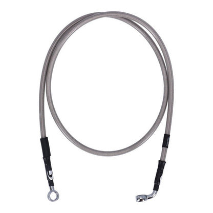 MCS by Goodridge brake line front, stainless clear coated