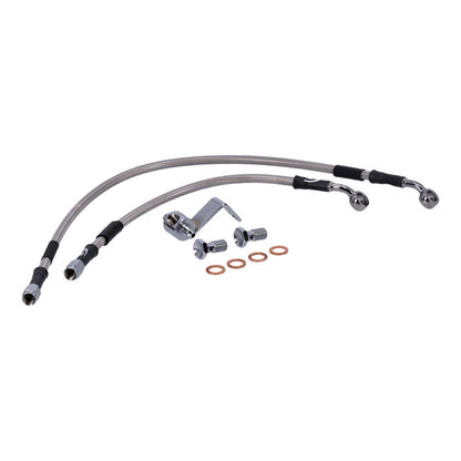 MCS by Goodridge brake line rear, stainless clear coated