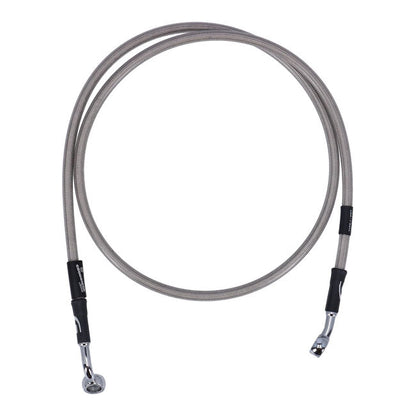 MCS by Goodridge brake line front, stainless clear coated