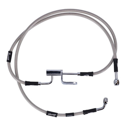 MCS by Goodridge brake line rear, stainless clear coated