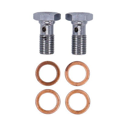MCS by Goodridge brake line rear, stainless clear coated