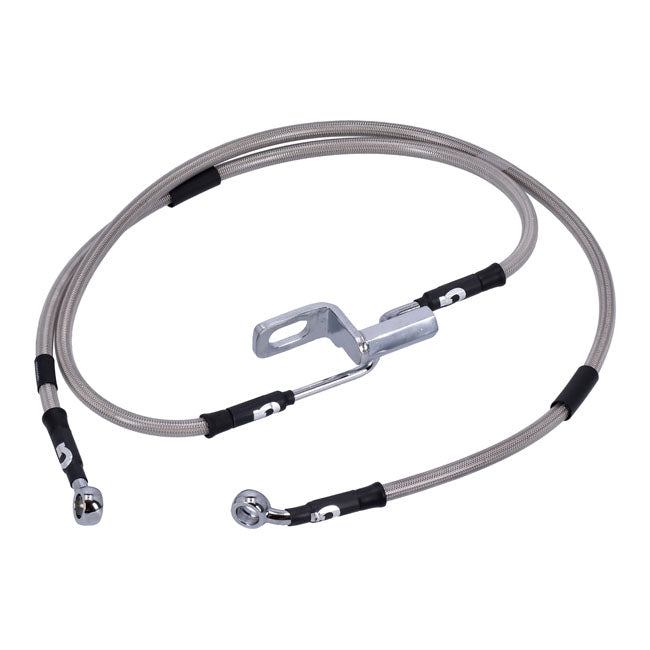 MCS by Goodridge brake line rear, stainless clear coated