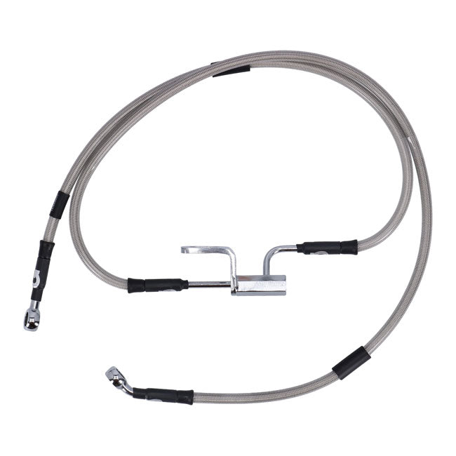 MCS by Goodridge brake line rear, stainless clear coated