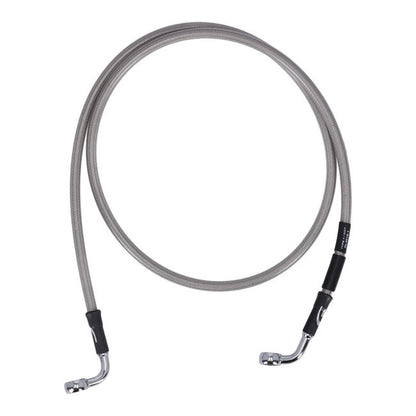 MCS by Goodridge brake line front, stainless clear coated