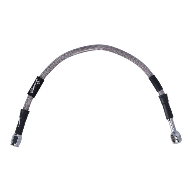 MCS by Goodridge brake line rear, stainless clear coated