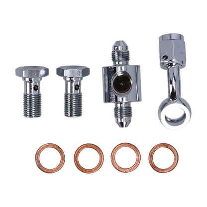 MCS by Goodridge brake line rear, stainless clear coated