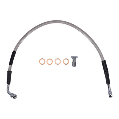 MCS by Goodridge brake line rear, stainless clear coated