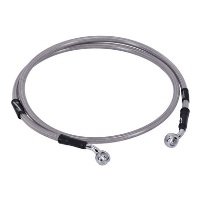 MCS by Goodridge brake line front, stainless clear coated