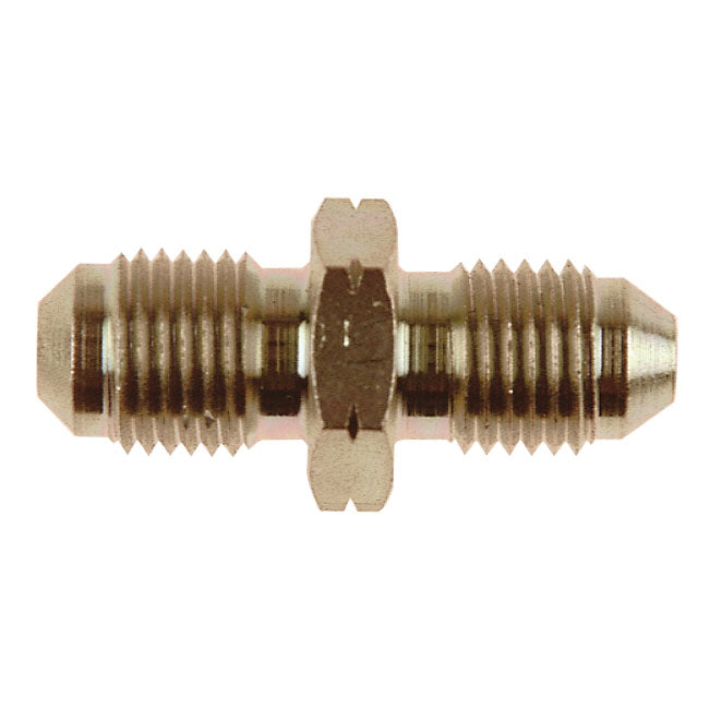 Goodridge adapter fitting, high polished stainless steel