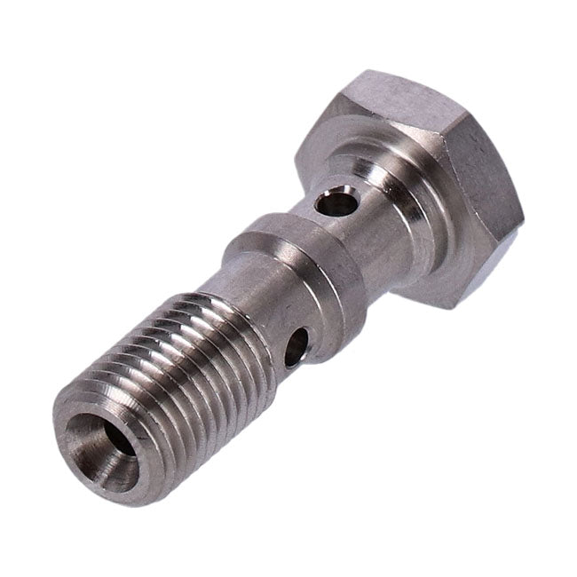 Goodridge 3/8-24 double banjo bolt