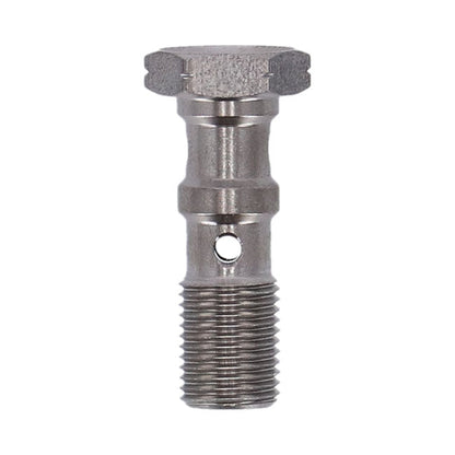 Goodridge, m10x1.00 double banjo bolt. High polished SS