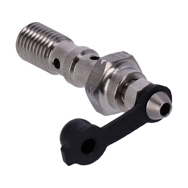 Goodridge, M10 x 1.25 double banjo bolt with bleed nipple