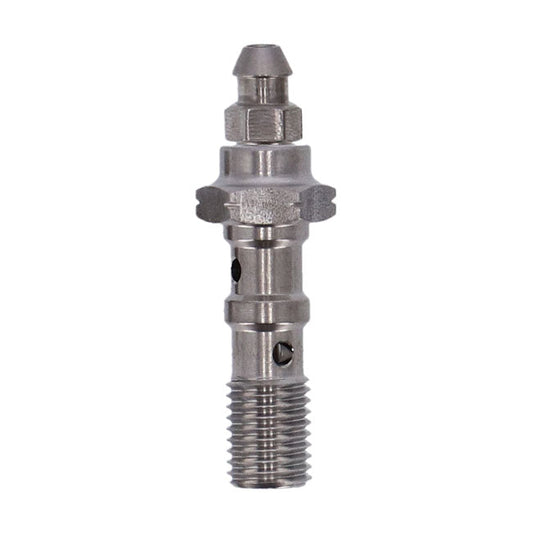 Goodridge, M10 x 1.25 double banjo bolt with bleed nipple