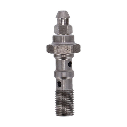 Goodridge, 3/8-24 double banjo bolt with bleed nipple