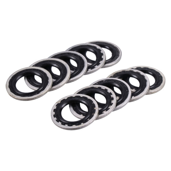 Goodridge brake line washers, 7/16" (11mm). Stat-O-Seal