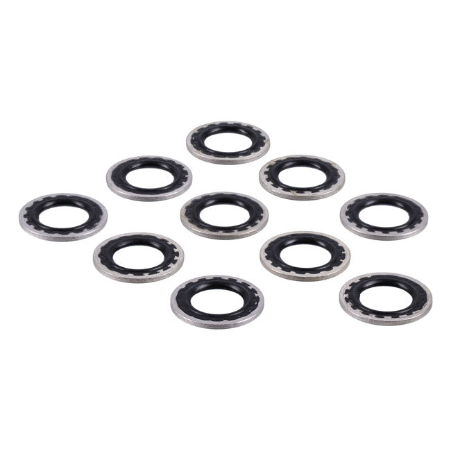 Goodridge brake line washers, 7/16" (11mm). Stat-O-Seal